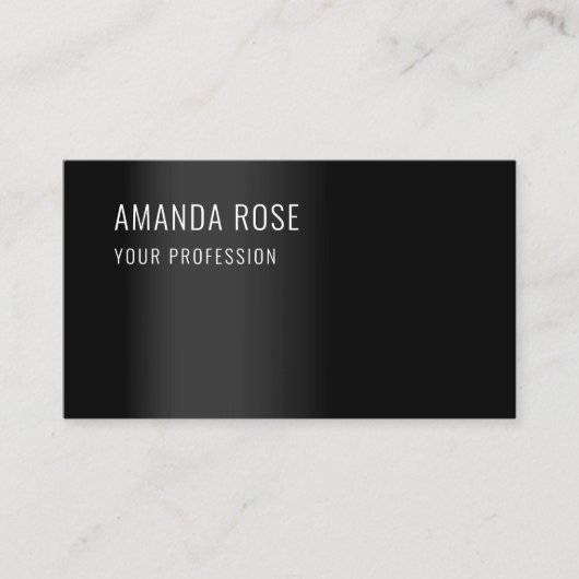 Professionele consultancyminimalistische elegant z visitekaartje (Voorkant)