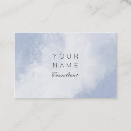 Professionele consultant Abstracte penseelstreek Visitekaartje