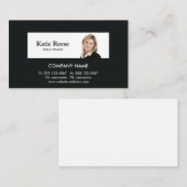 Professionele consultant: foto toevoegen visitekaartje (Voorkant / Achterkant)