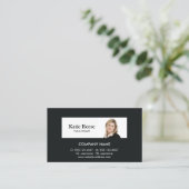 Professionele consultant: foto toevoegen visitekaartje (Staand voorkant)