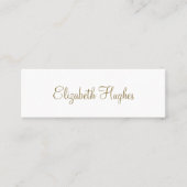 Professionele consultant met minimale minimalisati mini visitekaartje (Voorkant)