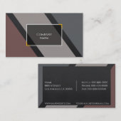 Professionele consultant visitekaartje (Voorkant / Achterkant)