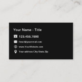 Professionele contactpersoon visitekaartje (Voorkant)