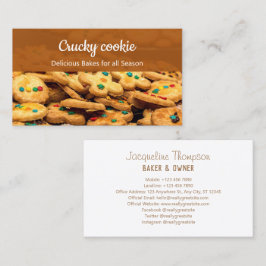 professionele cookies foto Zakelijke Kaart Visitekaartje