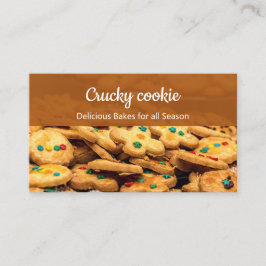 professionele cookies foto Zakelijke Kaart Visitekaartje