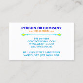 Professionele Cool Mobile Car Wash & Auto Detailin Visitekaartje (Achterkant)