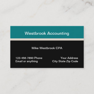 Professionele CPA-boekhouding Visitekaartje