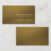 Professionele Creatieve Elegante Gouden Kijk Luxe Visitekaartje (Voorkant / Achterkant)