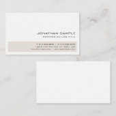 Professionele Creatieve Elegante Kleuren Trendy Sl Visitekaartje (Voorkant / Achterkant)