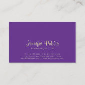 Professionele Creatieve Elegante Parel Finish Delu Visitekaartje (Voorkant)