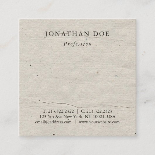 Professionele Creatieve Historische Gebruikte Kij Vierkante Visitekaartje (Voorkant)