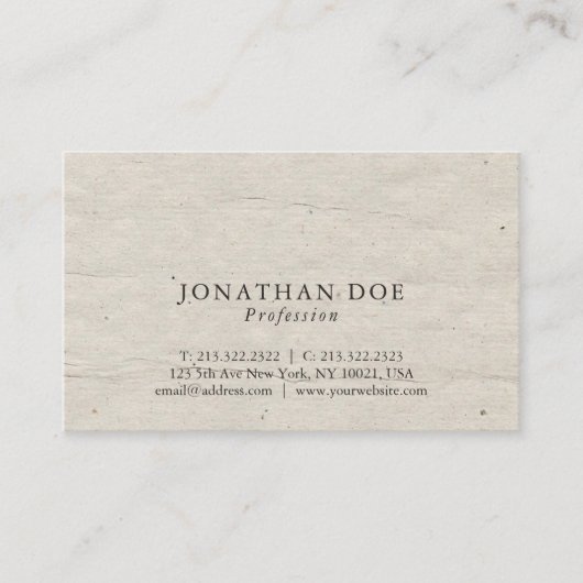 Professionele Creatieve  Historische Gebruikte Kij Visitekaartje (Voorkant)