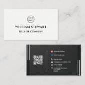 Professionele creatieve Logo Sociale media Qr-code Visitekaartje (Voorkant / Achterkant)