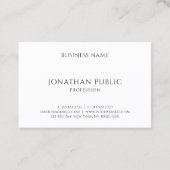 Professionele Creatieve Sjabloon Elegant Faux Gold Visitekaartje (Achterkant)