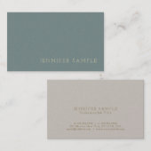 Professionele Creatieve Stijlvolle Parel Afwerking Visitekaartje (Voorkant / Achterkant)