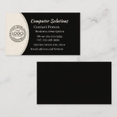 Professionele Creëer Uw eigen Logo Elegant Busines Visitekaartje (Voorkant / Achterkant)