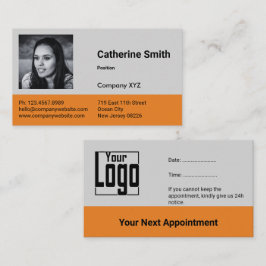 Professionele Custom Afbeelding Service Business Afsprakenkaartje