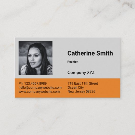 Professionele Custom Afbeelding Service Business Afsprakenkaartje (Voorkant)