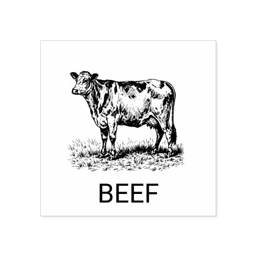 Professionele Custom Beef Bruiloft Maaltijd Keuze Rubberstempel (Afrduk)
