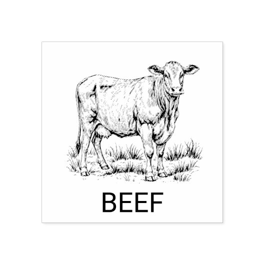 Professionele Custom Beef Bruiloft Maaltijd Keuze Rubberstempel (Afrduk)