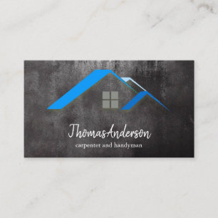 Professionele Custom Black Building Bouw Visitekaartje