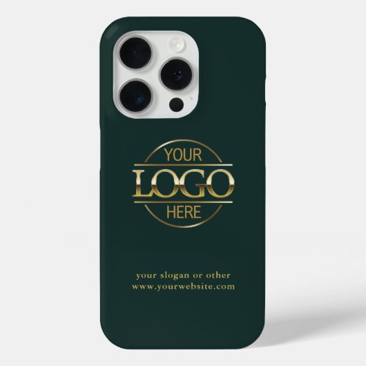 Professionele Custom Business Logo Donkergroen Hoe Case-Mate iPhone Case (Achterkant)
