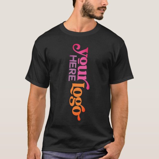 Professionele Custom Business Logo Front Back Prin T-shirt (Voorkant)