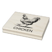 Professionele Custom Chicken Wedding Maaltijd Keuz Rubberstempel (Stempel)
