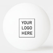 Professionele Custom Company Logo Business Pingpongbal (Voorkant)