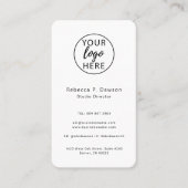 Professionele Custom Company Logo Visitekaartje (Voorkant)