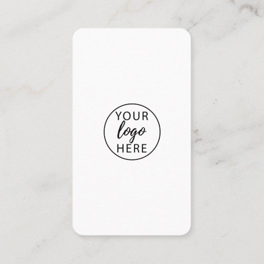 Professionele Custom Company Logo Visitekaartje (Achterkant)