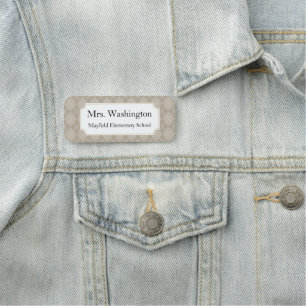 Professionele Custom Teacher Kantoor Werknaam Tag