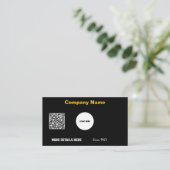 Professionele Custom Visitekaartjes Modern & Slank (Staand voorkant)