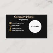 Professionele Custom Visitekaartjes Modern & Slank (Achterkant)