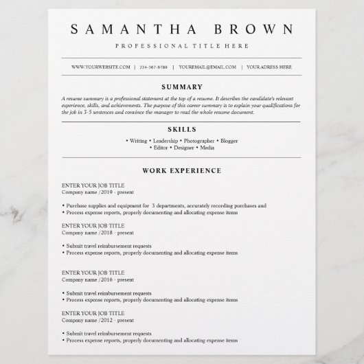 Professionele cv-toepassing voor moderne taken (Voorkant)