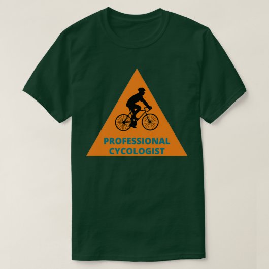 Professionele cycoloog t-shirt (Design voorkant)
