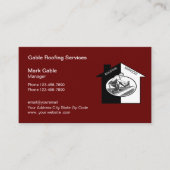 Professionele dakbedekking Logo Nieuwe Visitekaart Visitekaartje (Voorkant)