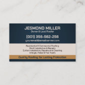 Professionele dakbedekking - Roofer Visitekaartje (Achterkant)