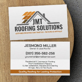Professionele dakbedekking - Roofer Visitekaartje