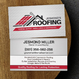 Professionele dakbedekking - Roofer Visitekaartje