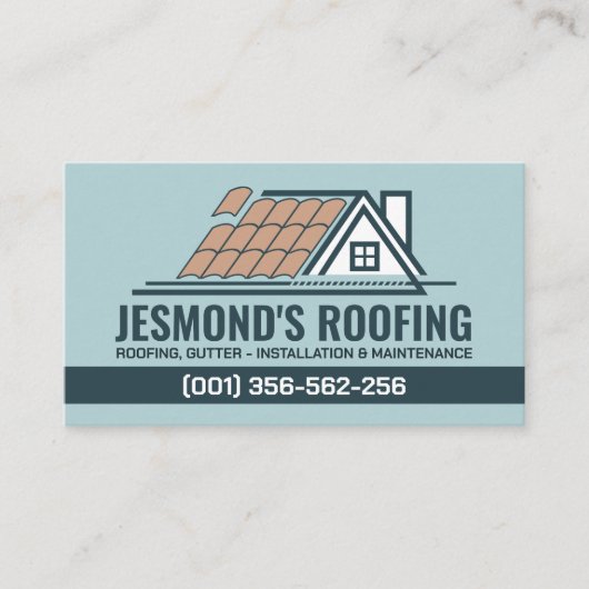 Professionele dakbedekking - Roofer Visitekaartje (Voorkant)