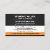 Professionele dakbedekking - Roofer Visitekaartje (Achterkant)