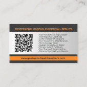 Professionele dakbedekking - Roofer Visitekaartje (Achterkant)