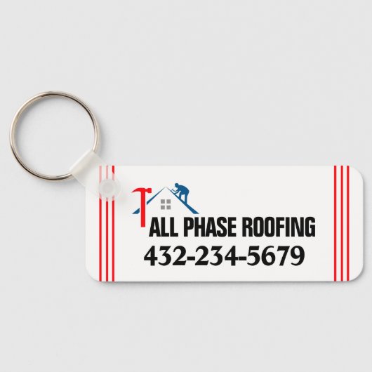 Professionele dakbedekking sleutelhanger (Achterkant)