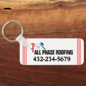 Professionele dakbedekking sleutelhanger (Achterkant)