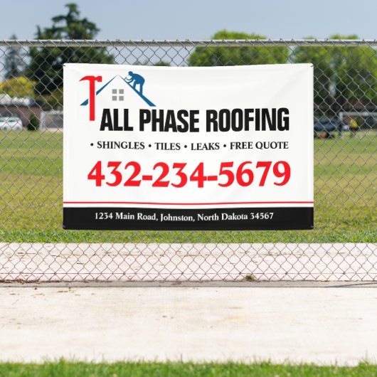 Professionele dakbedekking spandoek (Insitu)