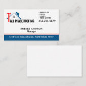 Professionele dakbedekking visitekaartje (Voorkant / Achterkant)