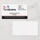 Professionele dakbedekking visitekaartje (Voorkant / Achterkant)