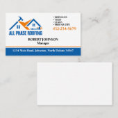 Professionele dakbedekking visitekaartje (Voorkant / Achterkant)