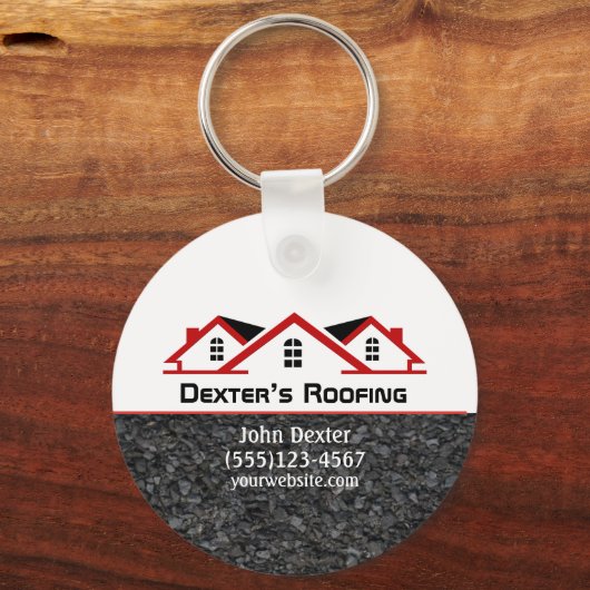 Professionele dakbedekking voor bedrijven die zich sleutelhanger (Voorkant)